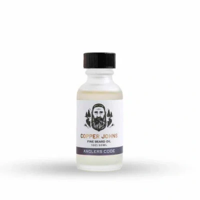 Copper Johns Beard Company Fine Beard Oil In Anglers Code
