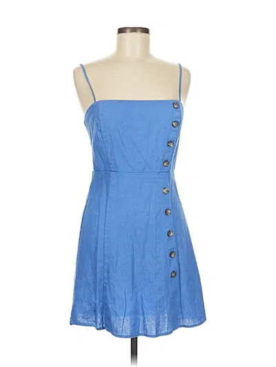 Pre-owned Copper Key Casual Dress In Blue