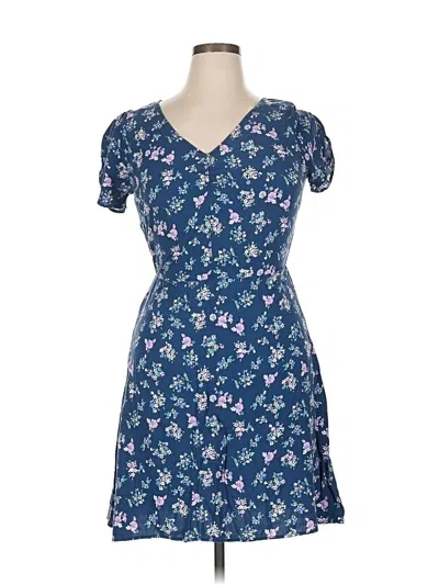 Pre-owned Copper Key Casual Dress In Blue