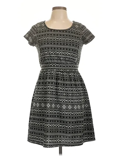 Pre-owned Copper Key Casual Dress In Gray