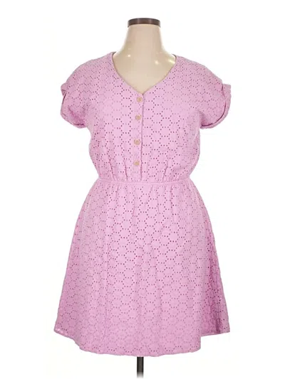 Pre-owned Copper Key Casual Dress In Pink