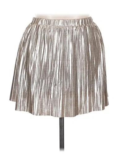 Pre-owned Copper Key Casual Skirt In Silver