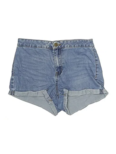Pre-owned Copper Key Denim Shorts In Blue