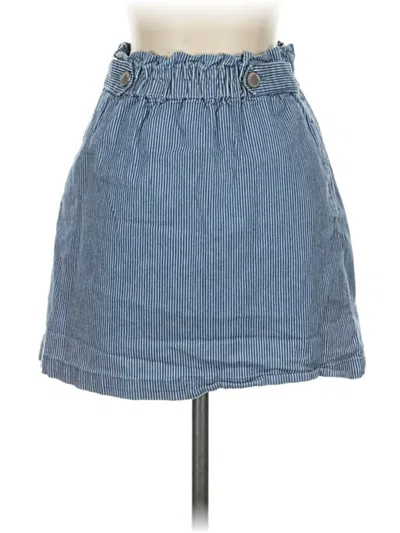 Pre-owned Copper Key Denim Skirt In Blue