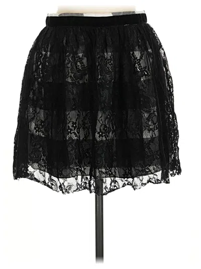 Pre-owned Copper Key Formal Skirt In Black