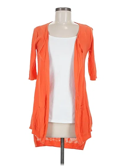 Pre-owned Copper Key Kimono In Orange