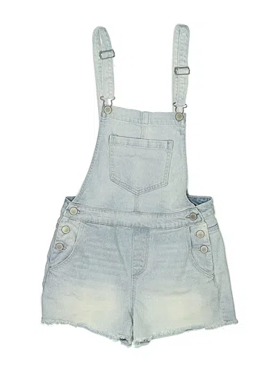 Pre-owned Copper Key Overall Shorts In Blue
