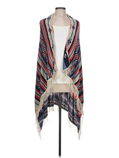 Pre-owned Copper Key Poncho In Blue