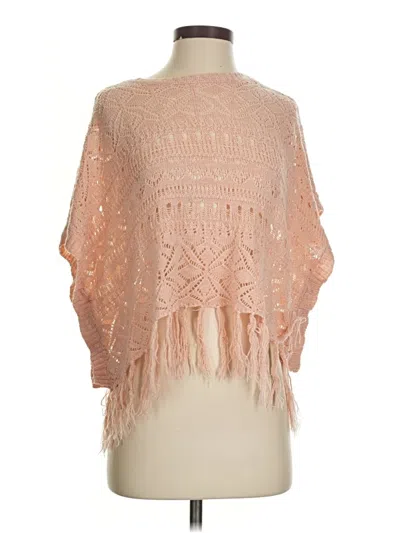 Pre-owned Copper Key Poncho In Pink
