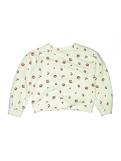 Pre-owned Copper Key Kids' Pullover Sweater In White