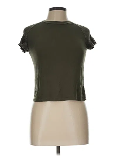 Pre-owned Copper Key Short Sleeve Turtleneck In Green