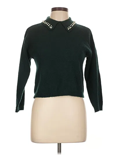 Pre-owned Copper Key Turtleneck Sweater In Green