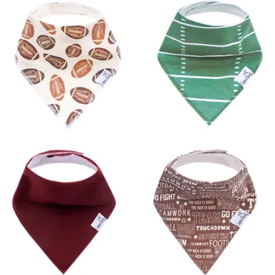 Copper Pearl Kids'  4-pack Bandana Bibs In Multi