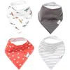 Copper Pearl Kids'  4-pack Bandana Bibs In Multi