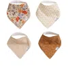 Copper Pearl Kids'  4-pack Bandana Bibs In Multi