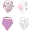 Copper Pearl Kids'  4-pack Bandana Bibs In Multi