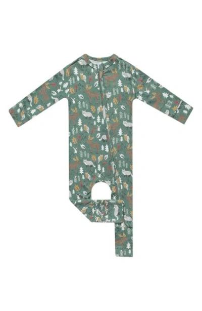 Copper Pearl Babies'  Atwood Convertible Zip-up Footie In Multi