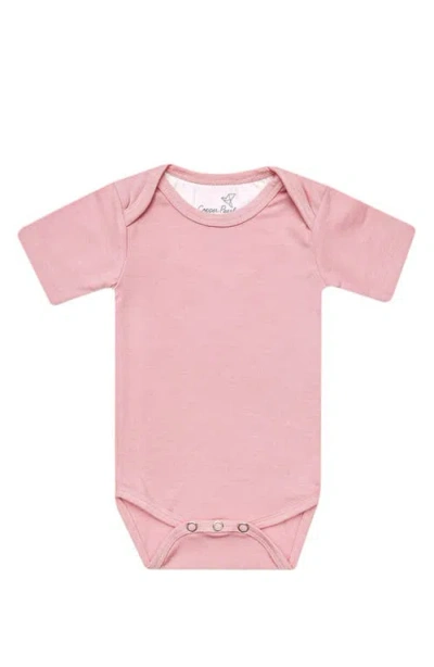 Copper Pearl Babies'  Autumn Plum Bodysuit In Pink