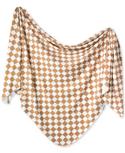 Copper Pearl Baby Knit Blanket In Rad