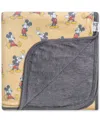 Copper Pearl Baby Mickey Mouse 3-layer Stretchy Quilt In Brnoverflw