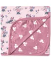 Copper Pearl Baby Minnie Mouse 3-layer Stretchy Quilt In Pink