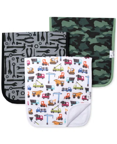 Copper Pearl Baby Premium Burp Cloths, Pack Of 3 In Diesel