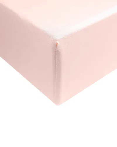 Copper Pearl Crib Sheet In Blush