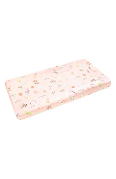 Copper Pearl Enchanted Changing Pad Cover In Purple