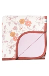 Copper Pearl Ferra Reversible 3-layer Quilt In Orange
