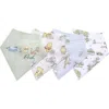 Copper Pearl Hundred Acre Wood Assorted 4-pack Bandana Bibs In White