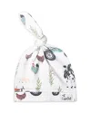 Copper Pearl Jo Top Knot Hat, 0-4 Months In White