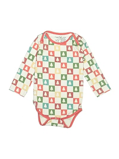 Pre-owned Copper Pearl Kids' Long Sleeve Onesie In White