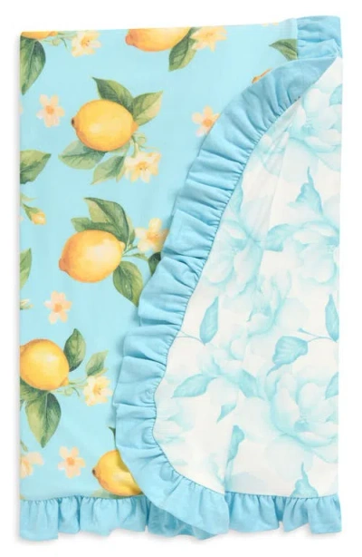 Copper Pearl Melody Three-layer Reversible Quilt In Blue