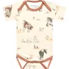 Copper Pearl Montana Short Sleeve Bodysuit In Neutral