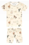 Copper Pearl Montana Two-piece Short Pajamas In Neutral