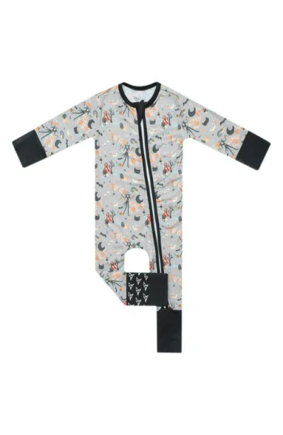 Copper Pearl Babies'  Nightmare Before Christmas Convertible Zip-up Footie In Multi