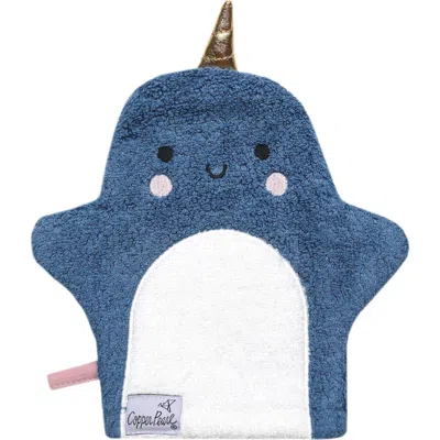Copper Pearl Kids'  Nori Wash Mitt In Blue