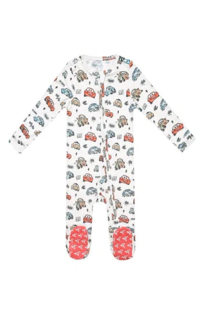 Copper Pearl Babies'  Pixar Cars Zip Footie In Multi
