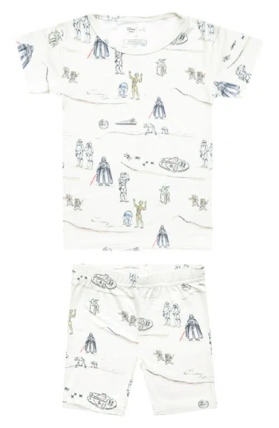 Copper Pearl Babies'  Tatooine Fitted Two-piece Short Pajamas In Multi
