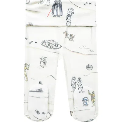 Copper Pearl Babies'  Tatooine Footed Pants In Multi
