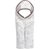 Copper Pearl Tractor Premium Hooded Towel In White/orange