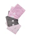 Copper Pearl Washcloths, Set Of 6 In Lily
