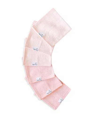 Copper Pearl Washcloths, Set Of 6 In Pink