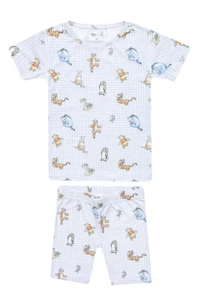 Copper Pearl Babies'  Winnie The Pooh & Friends Fitted Two-piece Short Pajamas In Blue