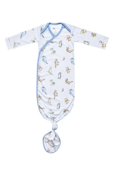 Copper Pearl Babies'  Winnie The Pooh & Friends Knotted Gown In Multi
