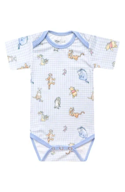 Copper Pearl Babies'  Winnie The Pooh & Friends Print Bodysuit In Multi