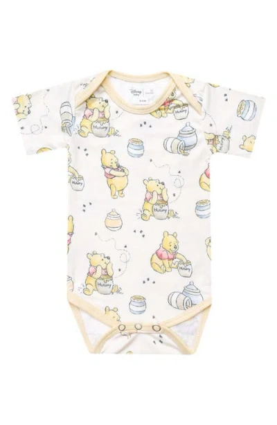 Copper Pearl Babies'  Winnie The Pooh Hunny Bodysuit In Neutral