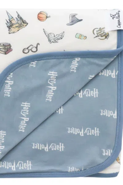 Copper Pearl Wizarding World Three Layer Quilt In Multicolor In Blue