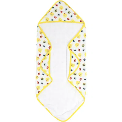 Copper Pearl Kids'  X Sesame Street Hooded Towel In Bright Yellow