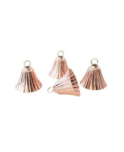 COPPERMILL KITCHEN CMK COPPER BELL ORNAMENTS, SET OF 4